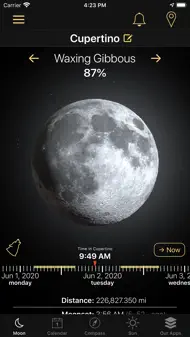 Moon Phases And Lunar Calendar iphone resimleri 1