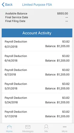 Paylocity Benefit Account iPhone image 2