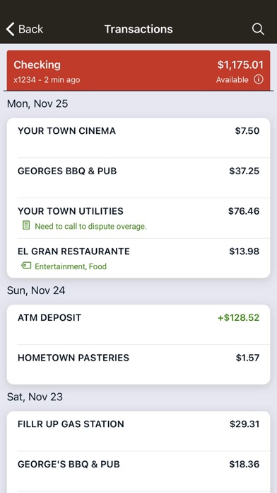 Bank & Trust Mobile Bank Screenshot