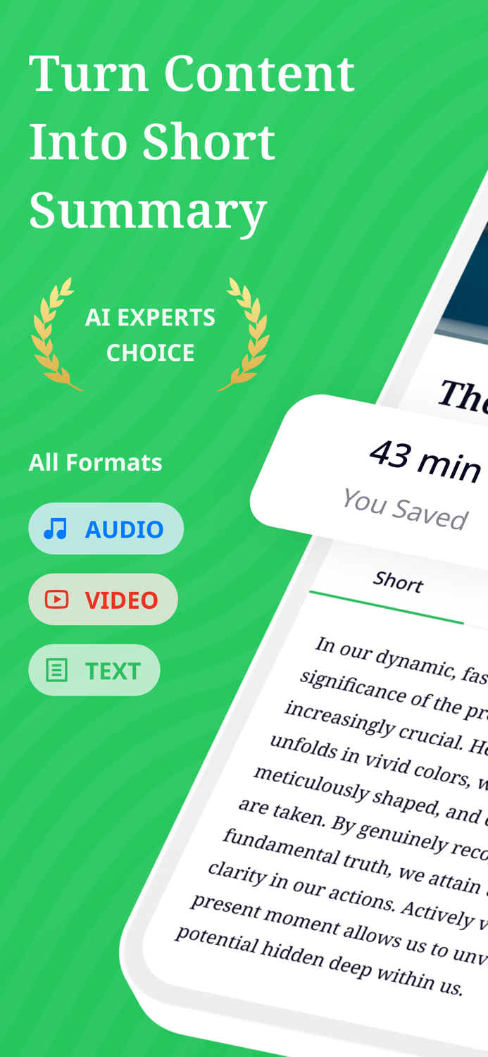 Shortly AI. Summarize any file