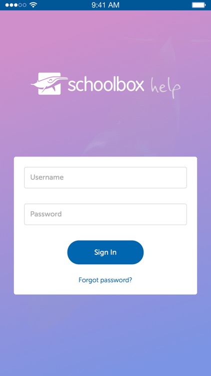 Schoolbox Help
