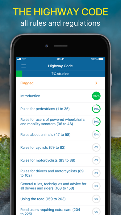 Screenshot #1 pour Highway Code 2024 & Road Signs