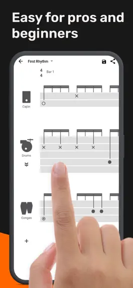 Game screenshot Drumap: drums percussion score hack