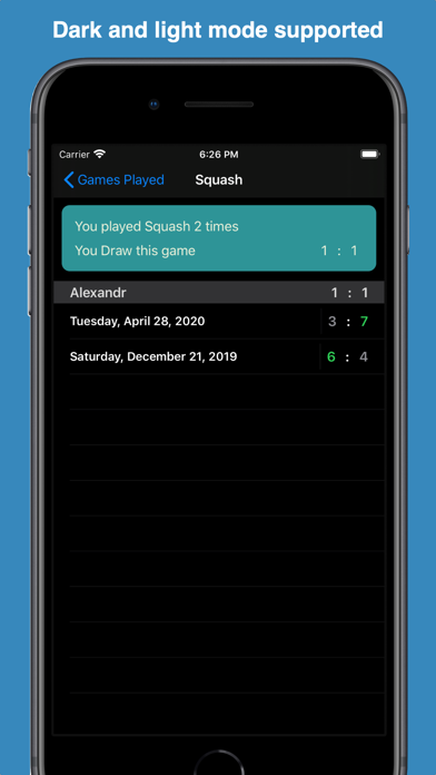 Score 1vs1: Keep Score Screenshot