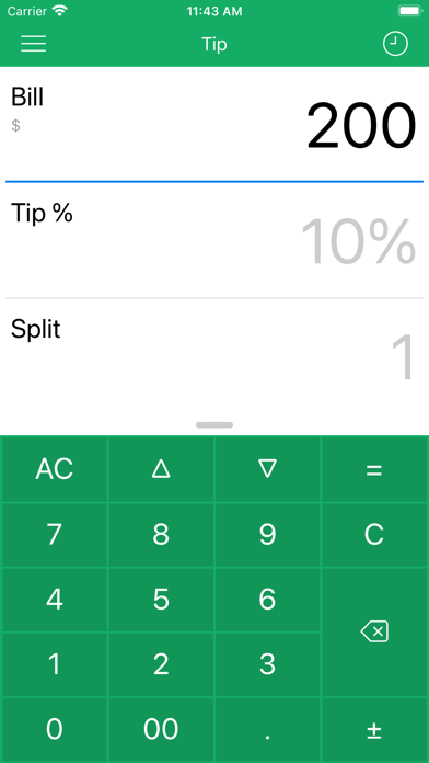 Bamboo Calculator Screenshot