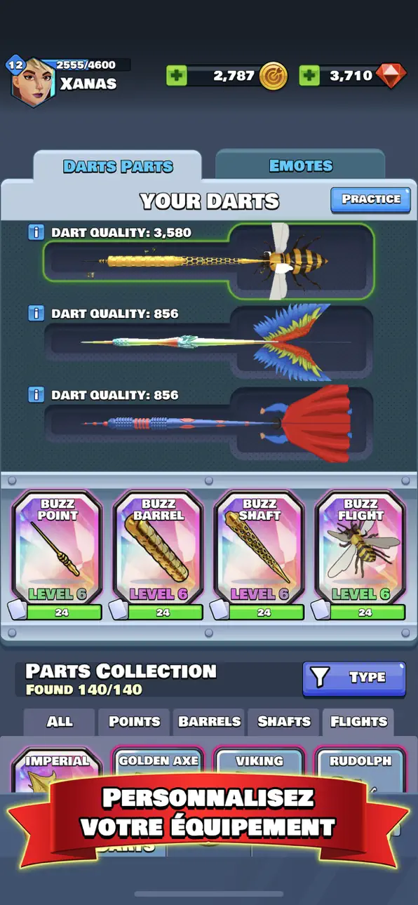 Darts Club iOS Mod IPA [ Debug Menu ] screenshot 3 - iOS game interface