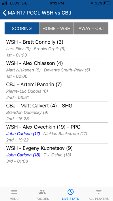 Pool Buddy - Fantasy Hockey Screenshot