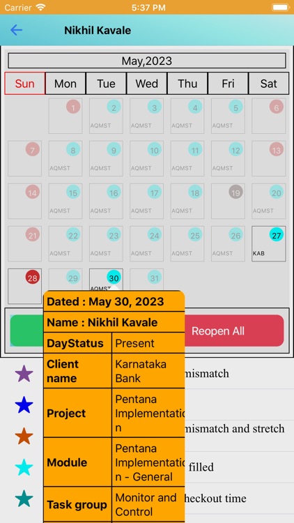 TimesheetAQML screenshot-7