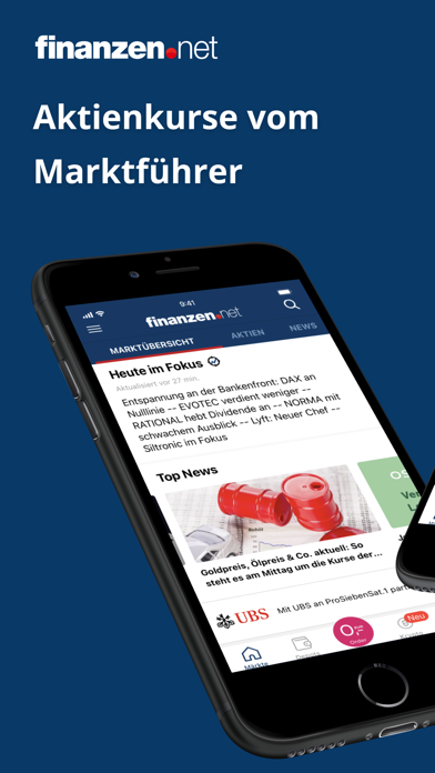 Börse & Aktien - finanzen.net Screenshot