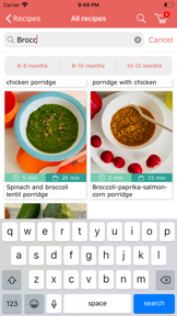 Baby Food screenshot