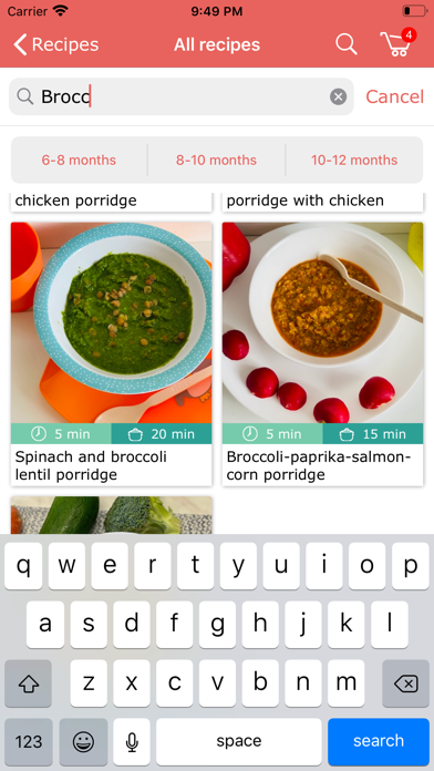 Baby Food Screenshot