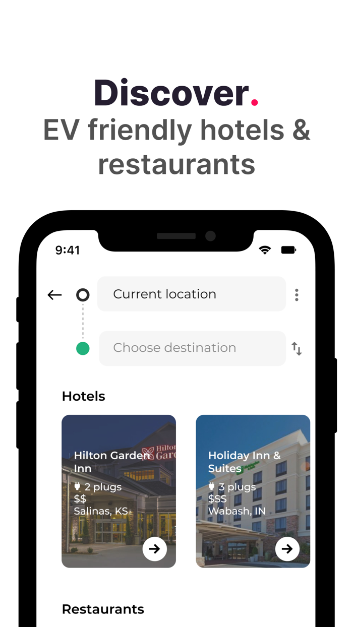 Charge App Tesla-EV Map