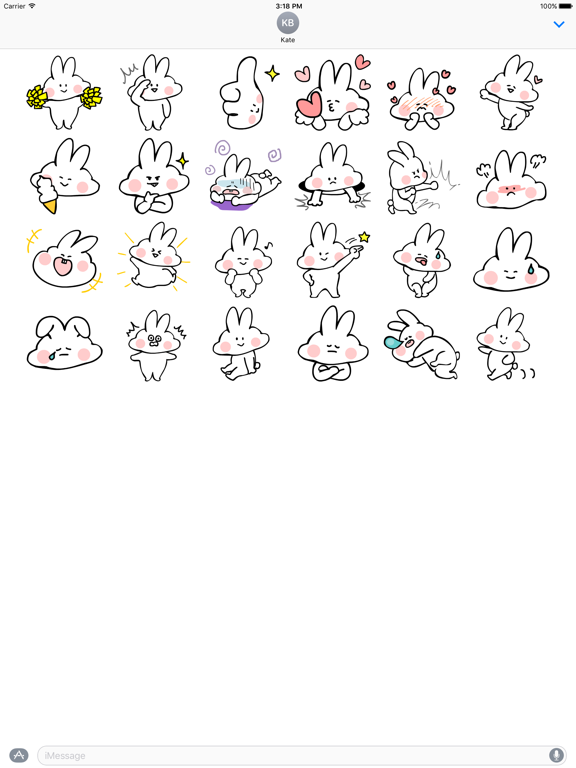 Screenshot #5 pour lapin - Animated Stickers