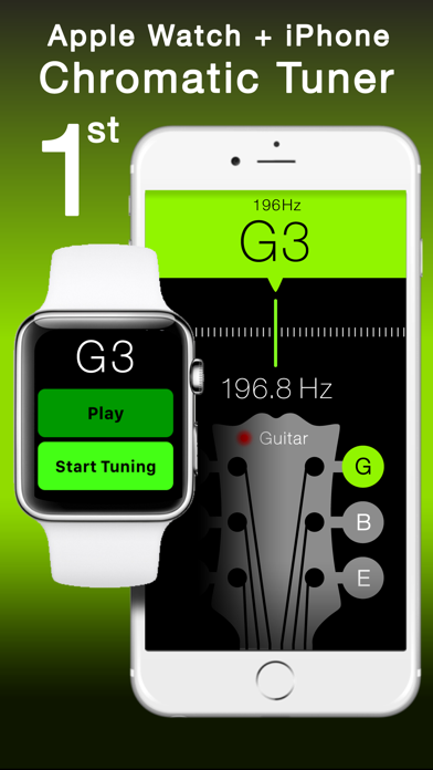 Screenshot #1 pour Guitar Tuner & Tone Generator