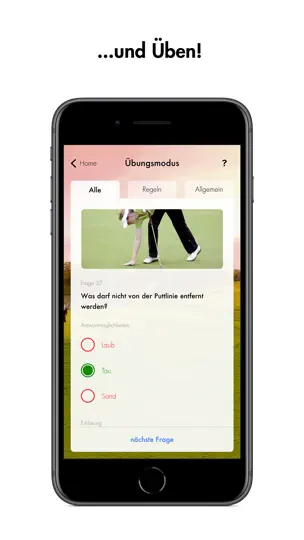 Screenshot von DGV-Platzreife auf dem iPhone 4