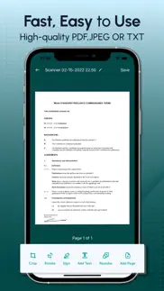 mobile document scanner - sign iphone screenshot 3
