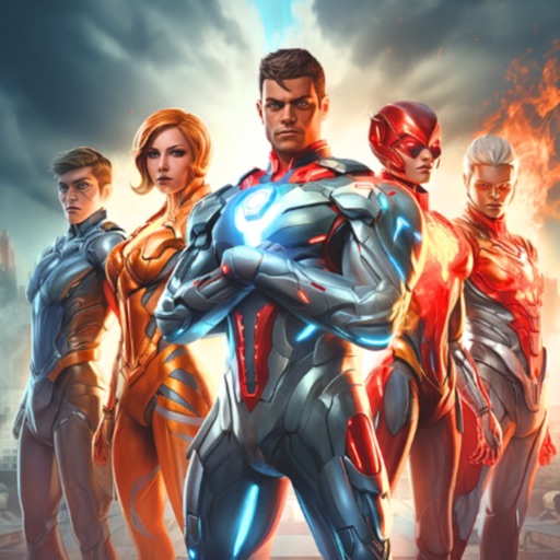 Superhero Team Super Fight War iOS App