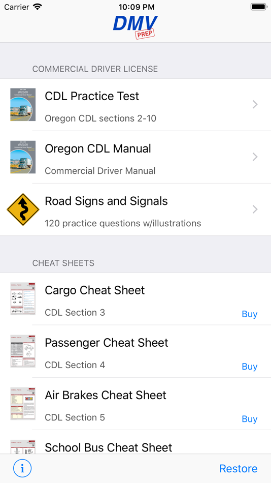 Oregon CDL Test Prep - 6.0 - (iOS)