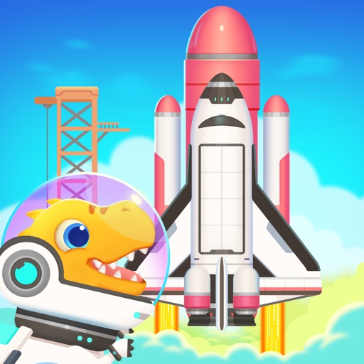 Dinosaur Rocket Games for kids iOS App
