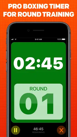 Capture d'écran de Boxing Timer Pro Round Timer sur iPhone 1