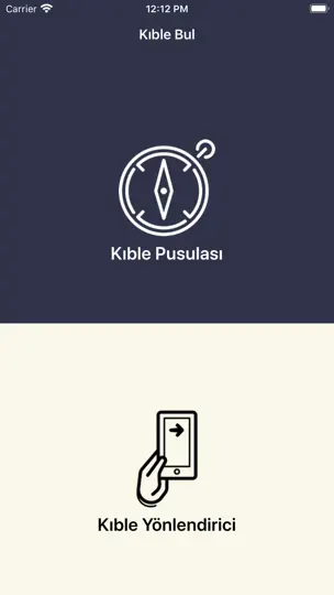 Kıble Yönü iPhone Ekran Görüntüsü 1