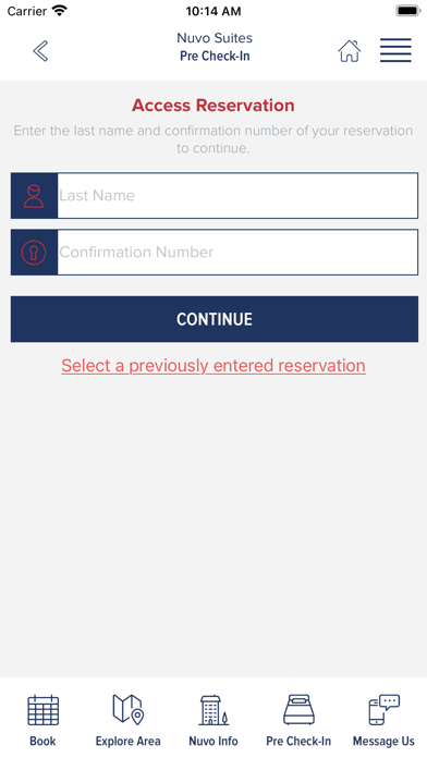 Nuvo Suites Screenshot