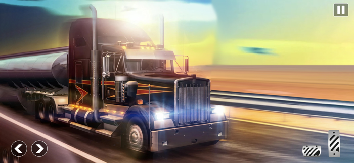 18 wheeler truck parking Sim