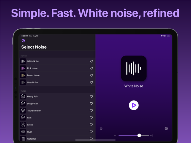 ‎Dark Noise: Zrzut ekranu z dźwiękami otoczenia