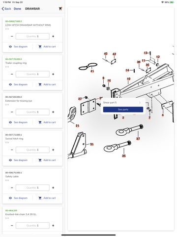 agroparts Mobile iPad screenshot