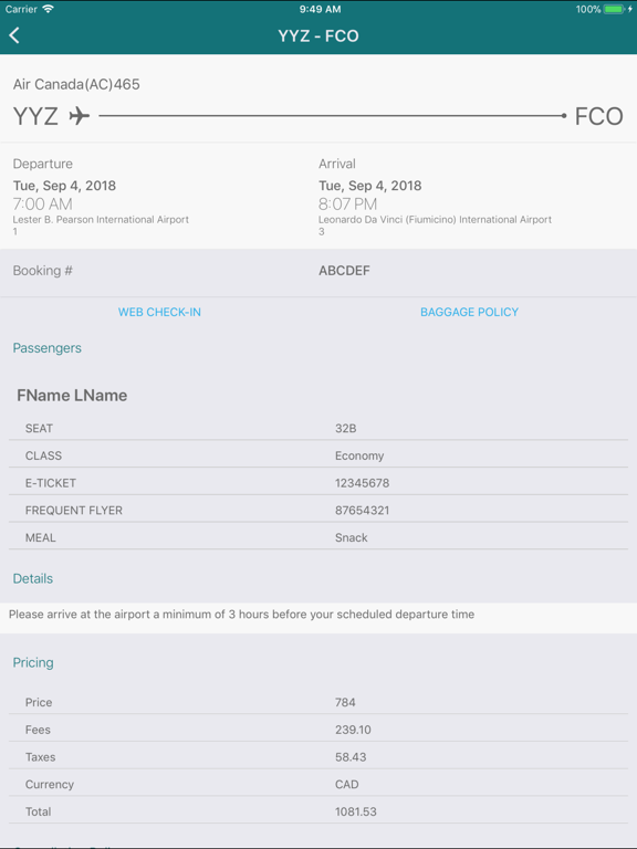 Screenshot #5 pour MyTripRoute