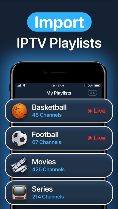 IPTV Smart Player・Smarters Pro Screenshot