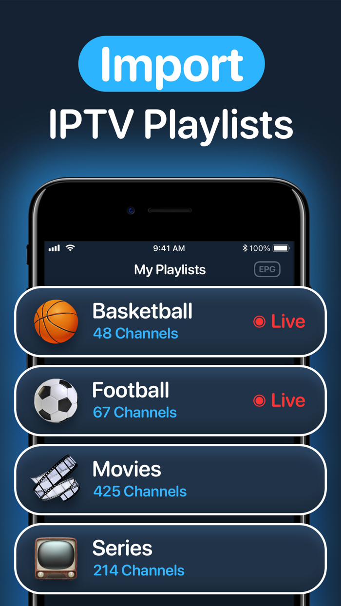 IPTV Smart Player・Smarters Pro
