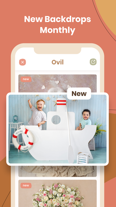 Ovil - backdrop photo editor Screenshot