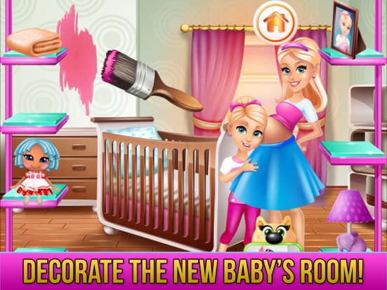 New Baby Sister: Mommy Games iPad app afbeelding 5