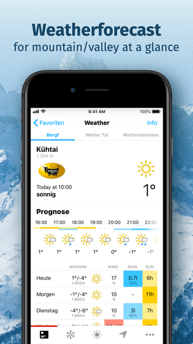 bergfex: ski, snow & weather Screenshot