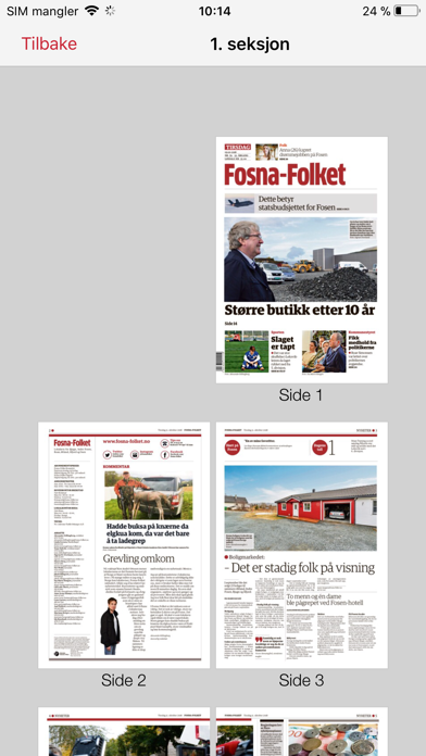 Fosna-Folket eAvis Screenshot