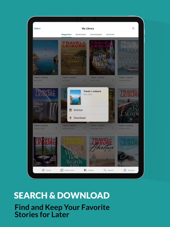 Travel + Leisure iPad screenshot 4 - Travel app