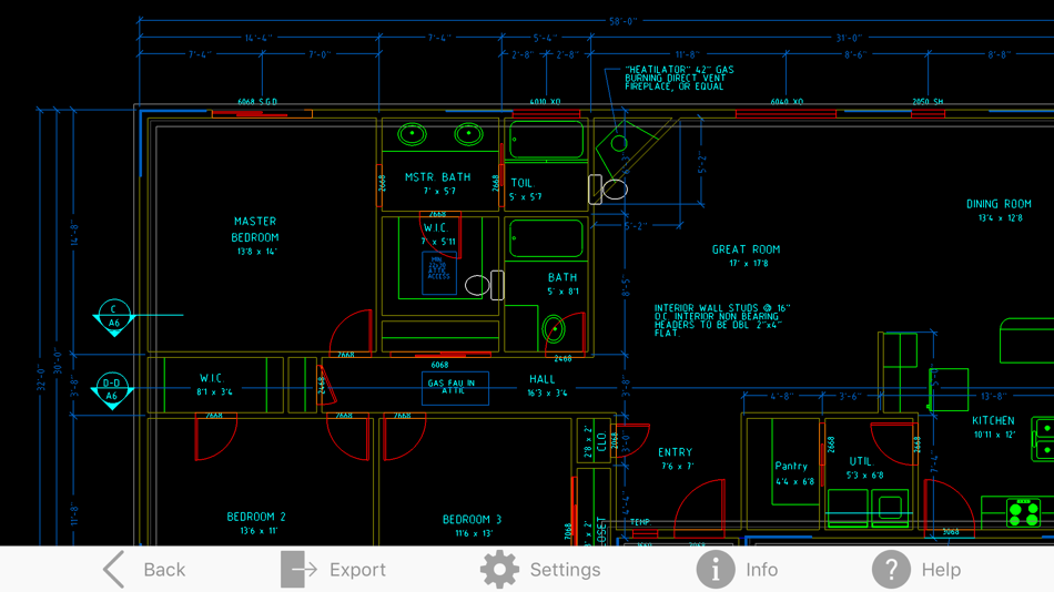 #7. DXF Simple Viewer (iOS) By: Victor Bovio
