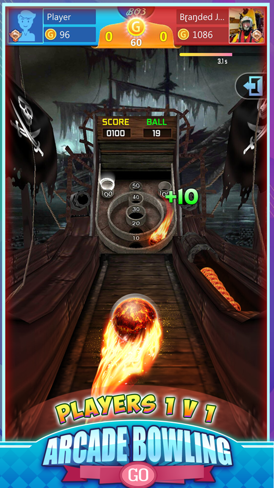 #3. Arcade Bowling Go: Board Game (iOS) Bởi: Shiquan SHI