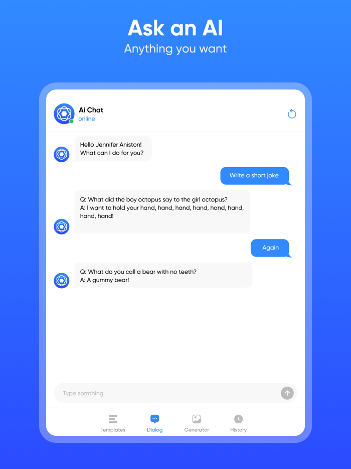 Chat AI and Generator