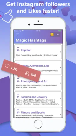 Game screenshot Magic HashTags For Social mod apk