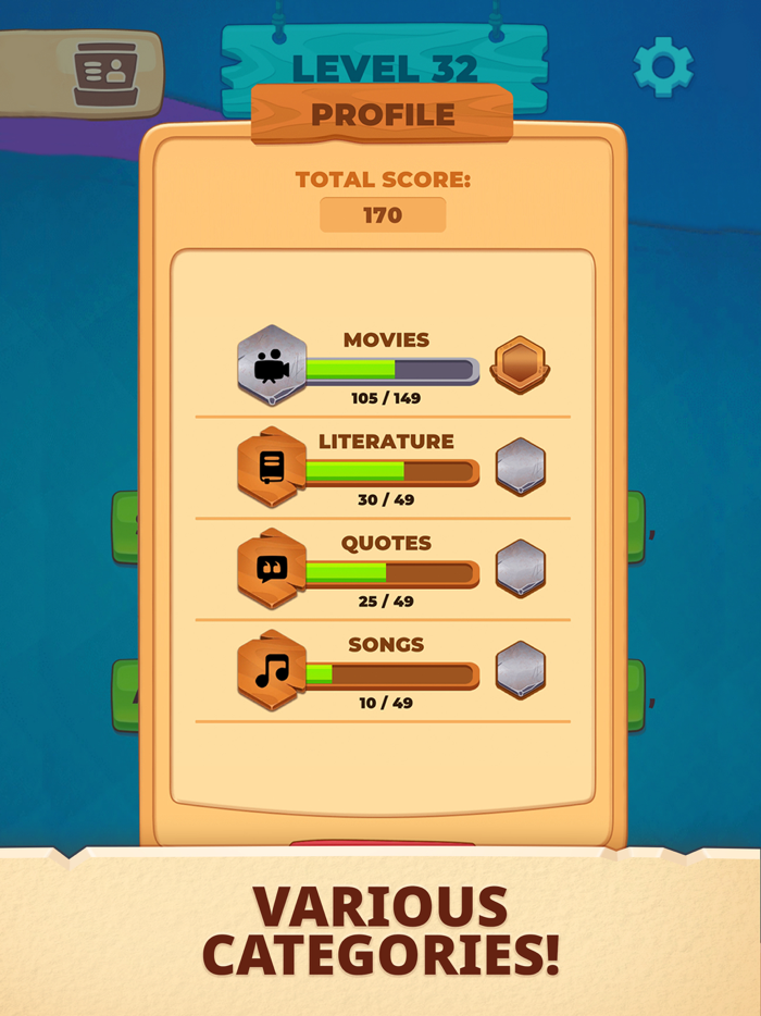 Phrasio - Word Puzzle Game