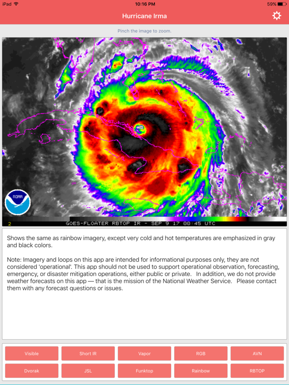 Screenshot #4 pour National Hurricane Center Data