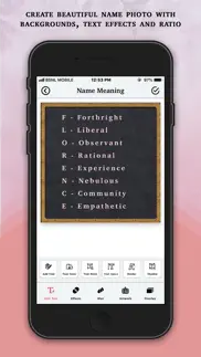 my name meaning maker iphone screenshot 2