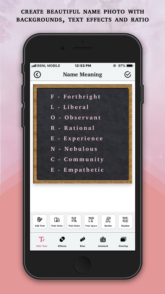 #2. My Name Meaning Maker (iOS) 由: Hiren Merja