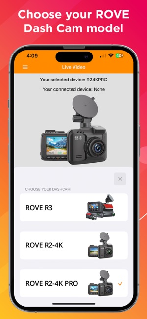 Rove Dash Cam on the App Store