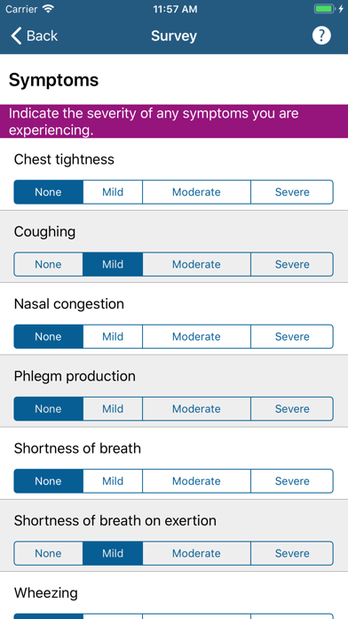 Asthma Manager Screenshot