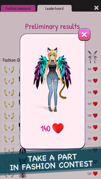 Anime Dolls Dress Up Game Screenshot