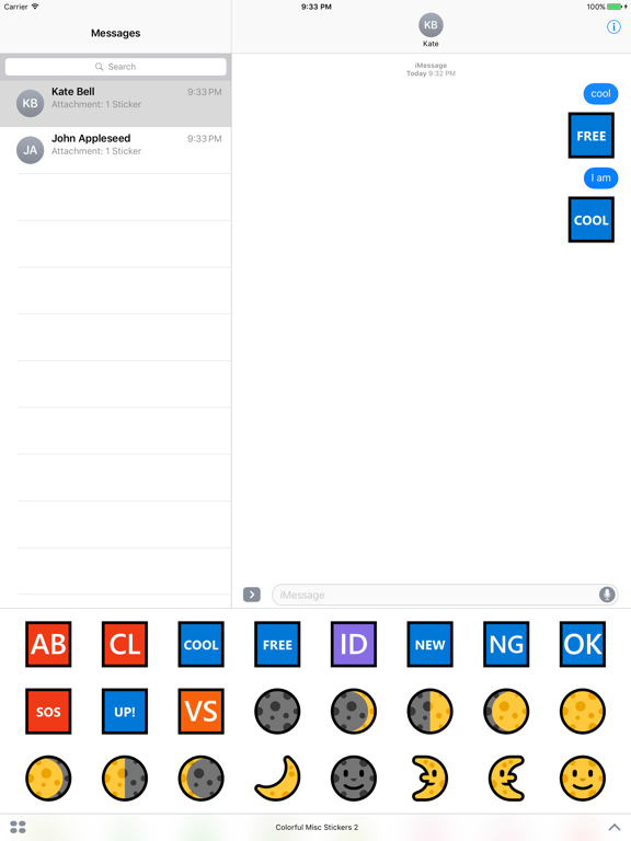 Screenshot #5 pour Colorful Misc Stickers 2