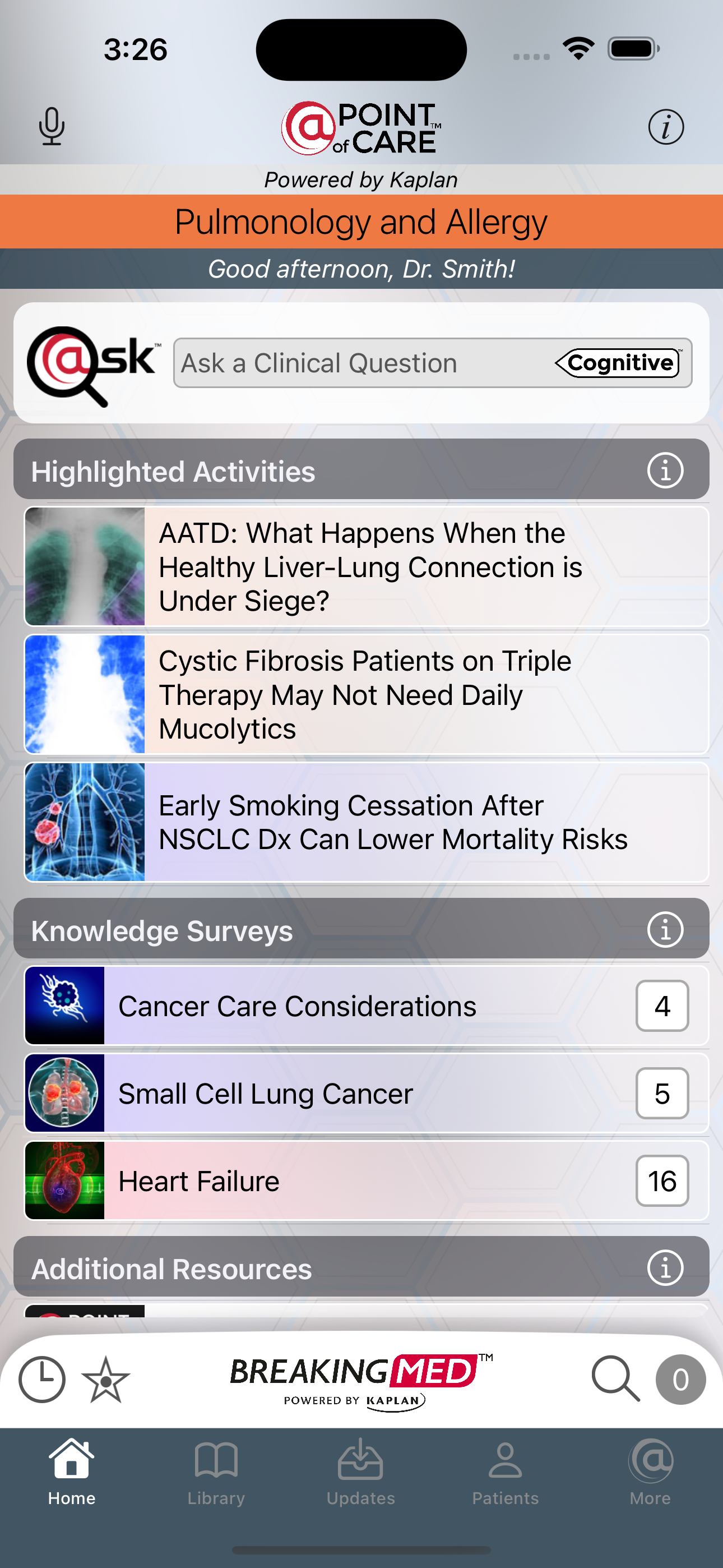 Pulmonology and Allergy